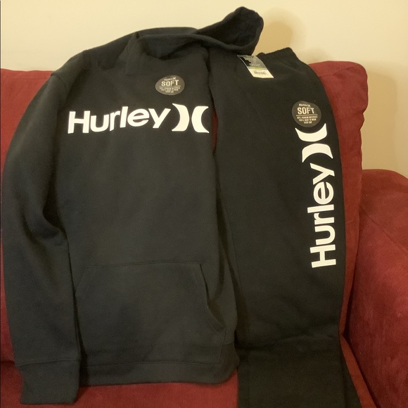 ‼️PRICE DROP‼️Hurley Hooded Sweatshirt Only Kids Size Small 7/8 - Picture 4 of 5